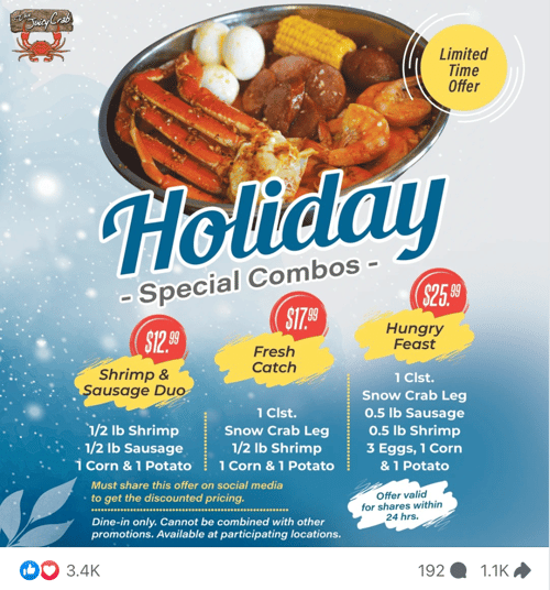 The Juicy Crab Dothan Social Media Calendar